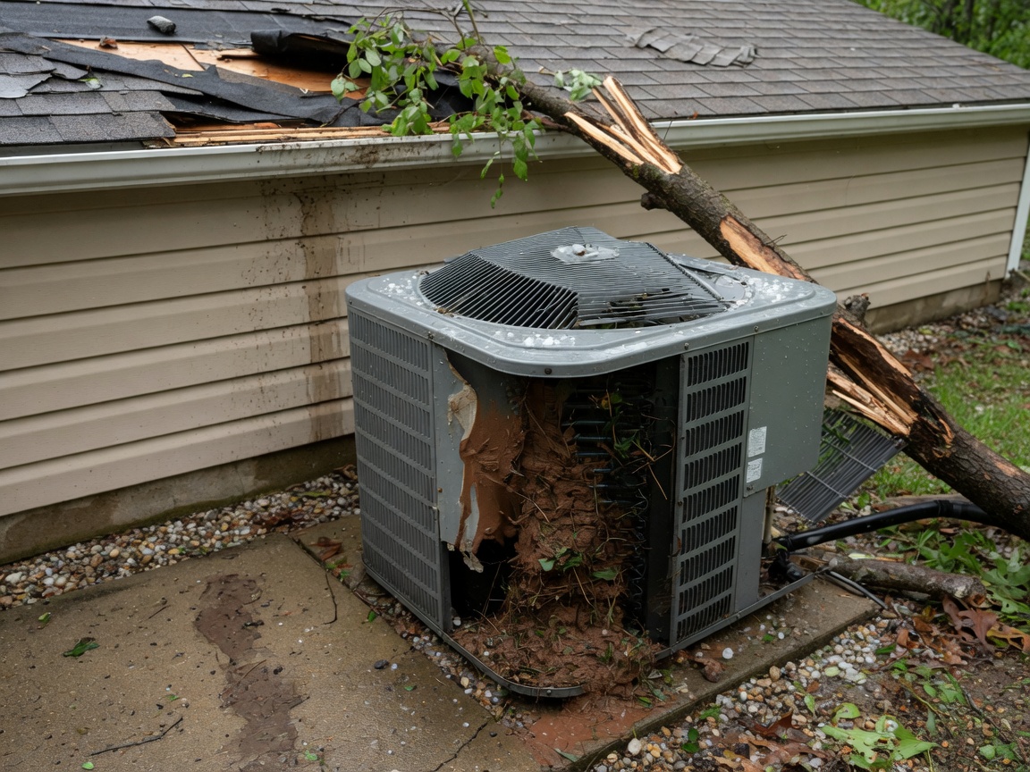 How Storm Damage Can Affect Outdoor Condenser Units